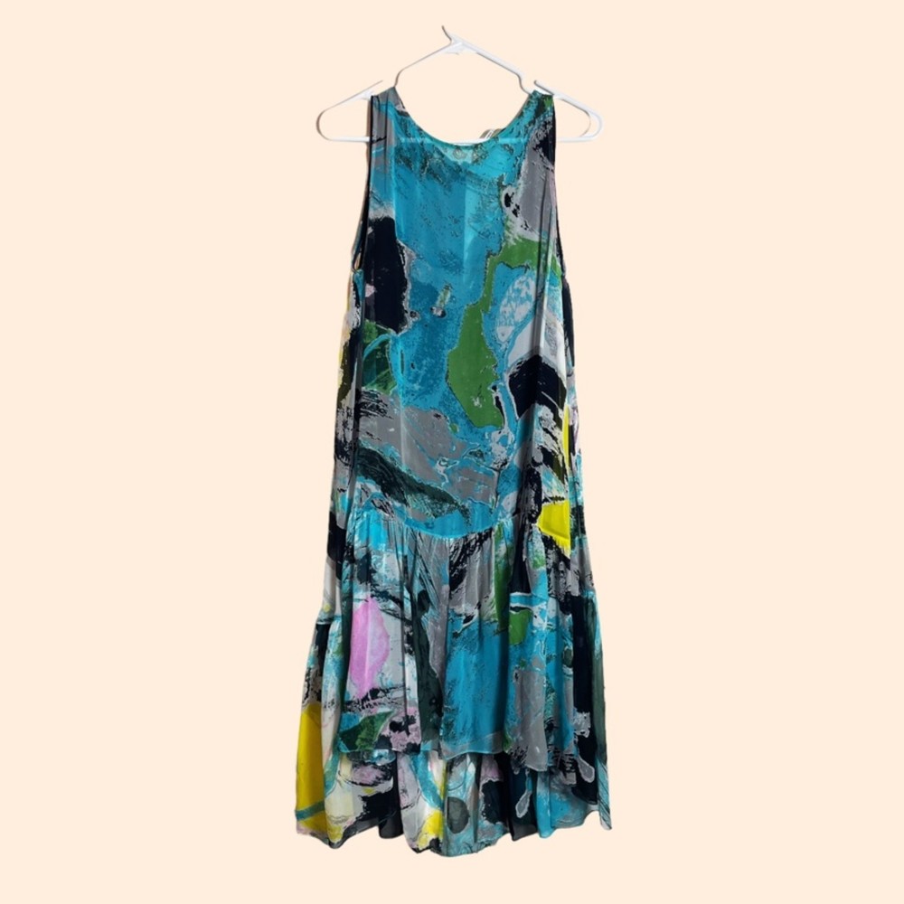Rachel Comey Multicolor Abstract Midi Dress